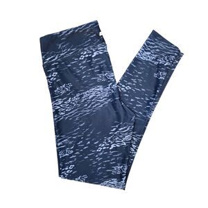 Moret Ultra Women's XS Speed-Dri Blue Patterned Athletic Leggings